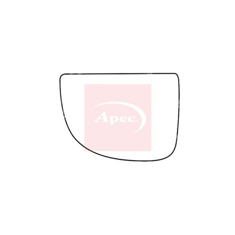 Apec Exterior Wing Mirror Glass Left fits Iveco Daily VI 2014-2021