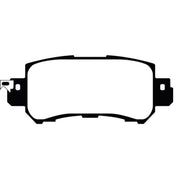 Abtex Rear Brake Pad Set PLU4598