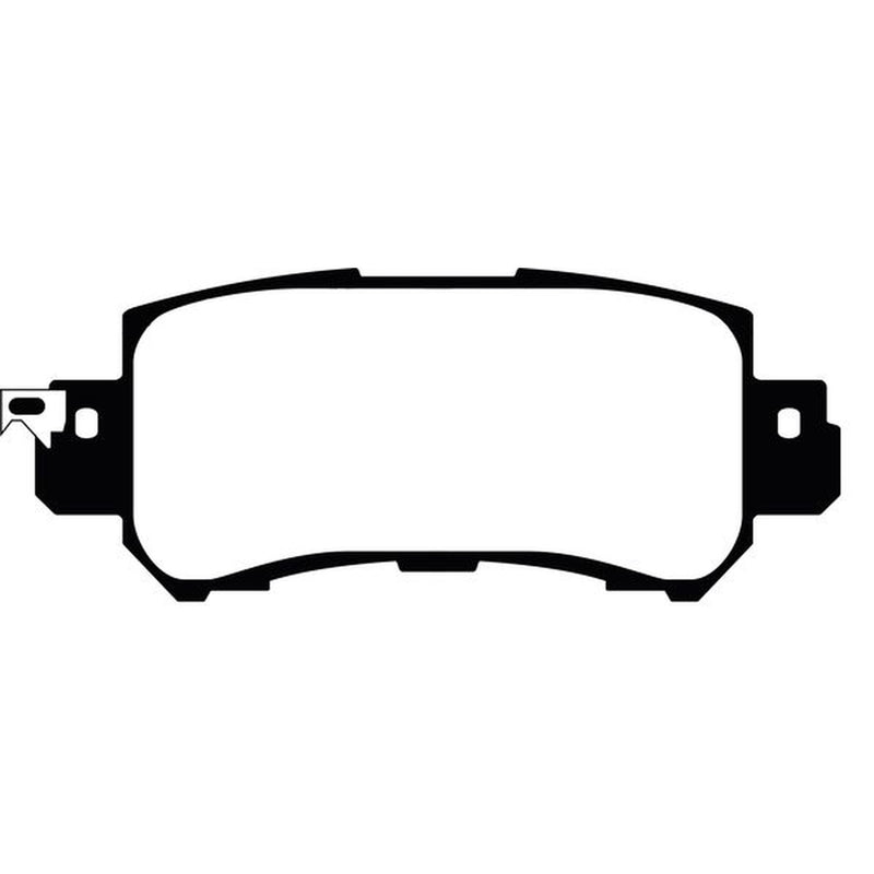 Abtex Rear Brake Pad Set fits Mazda 2 2014 on 1.5