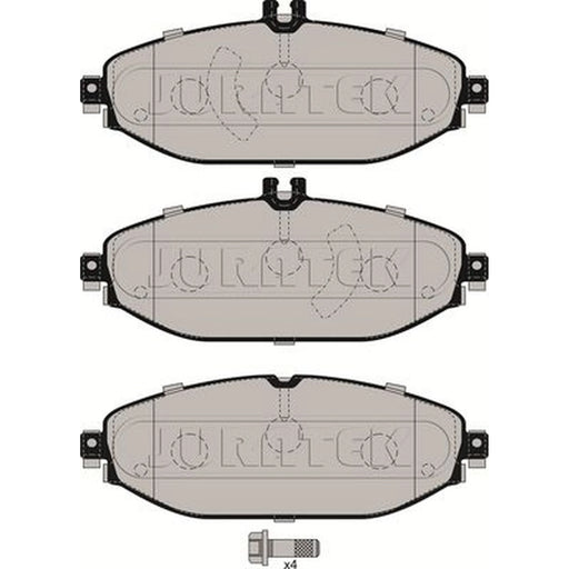 Juratek Front Brake Pad Set fits Mercedes-Benz C-Class 2014-2023