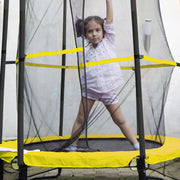 Dellonda 55" Mini Trampoline with Safety Enclosure Net Dellonda - Dynamic Drive