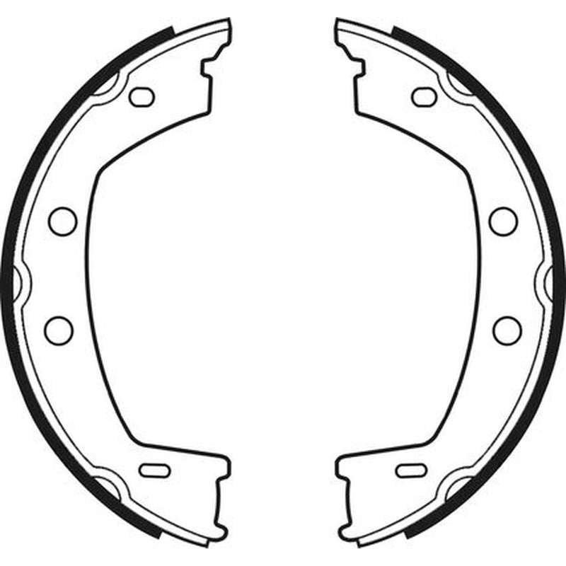 Abtex Brake Shoe Set Axle Kit fits Land Rover Freelander 2 2006-2014 2.0 2.2 3.2