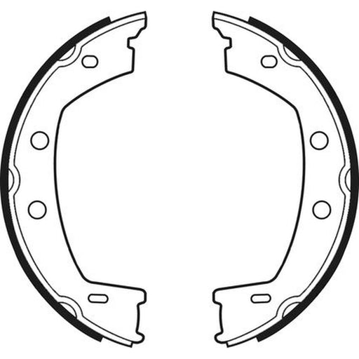 Abtex Brake Shoe Set Axle Kit fits Land Rover Freelander 2 2006-2014 2.0 2.2 3.2