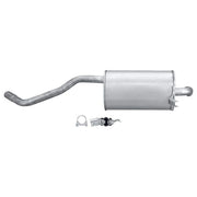 Hella End Silencer Rear fits Renault Clio III 2005-2014 1.2 1.5