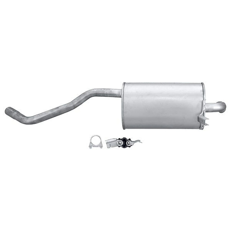 Hella End Silencer Rear fits Renault Clio III 2005-2014 1.2 1.5