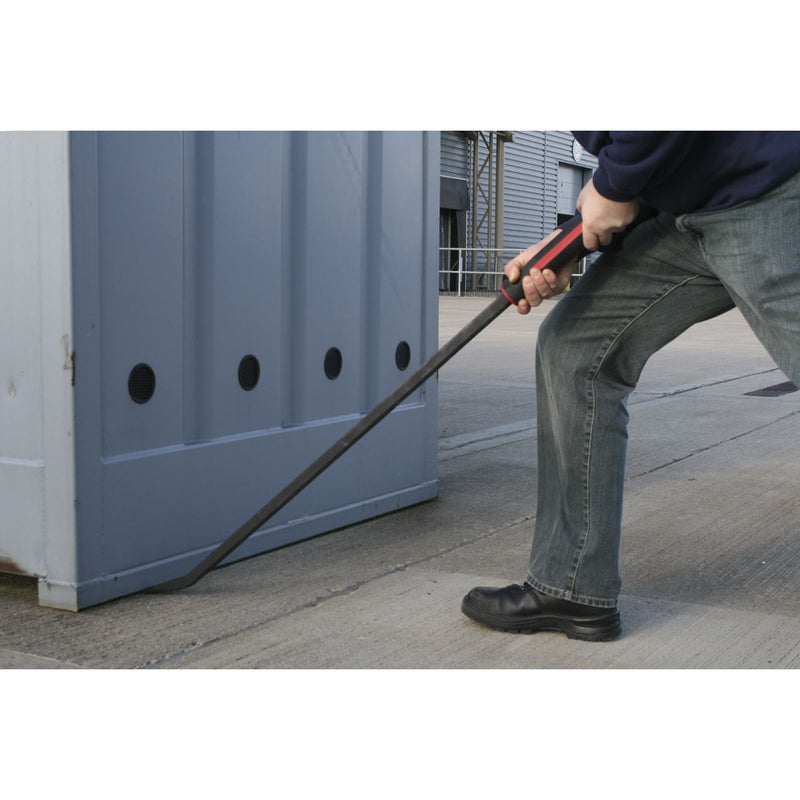 Sealey Pry Bar 1220mm 45 Heavy-Duty with Hammer Cap AK9134 Sealey - Dynamic Drive