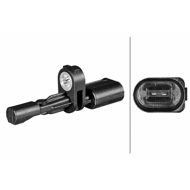 Hella ABS Wheel Speed Sensor Rear fits Audi A3 2012-2020 1.0 1.2 1.4 1.5 1.6 1.8