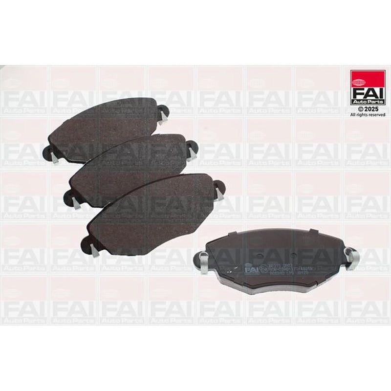 FAI Front Brake Pad Set fits Ford Mondeo 2000-2007 1.8 2.0 2.2 2.5 3.0
