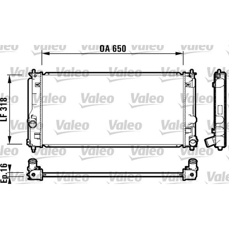 Valeo Engine Radiator 732413
