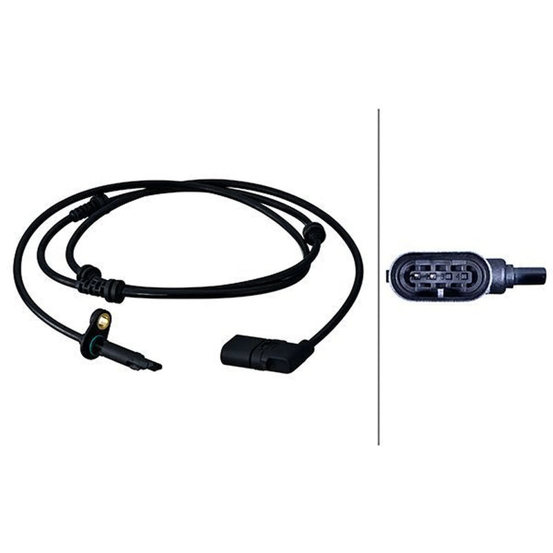 Hella ABS Wheel Speed Sensor Front fits Mercedes-Benz Eqc 2019-2023 293.890