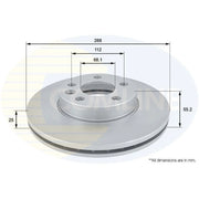 Comline Front & Rear Brake Discs & Pads fits VW Sharan 1995-2010 2.0