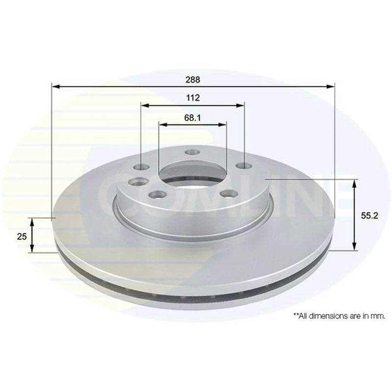 Comline Front & Rear Brake Discs & Pads fits VW Sharan 1995-2010 2.0