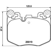 Mintex Front Brake Pad Set fits BMW 5 2023-2025