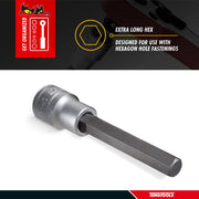 Teng Tools 1/2" Long Hex Bit Socket Metric 14mm Teng Tools - Dynamic Drive
