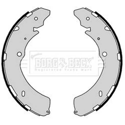 Borg & Beck Brake Shoe Set Axle Kit BBS6444