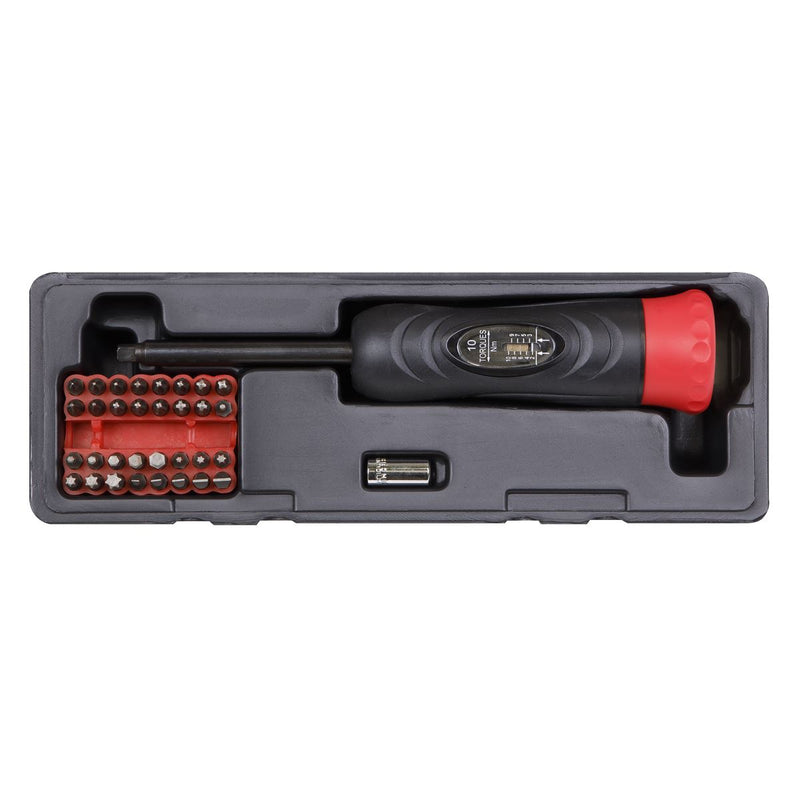 Sealey Torque Screwdriver Set 34pc 2-10Nm 1/4"Sq Drive STS100 Sealey - Dynamic Drive