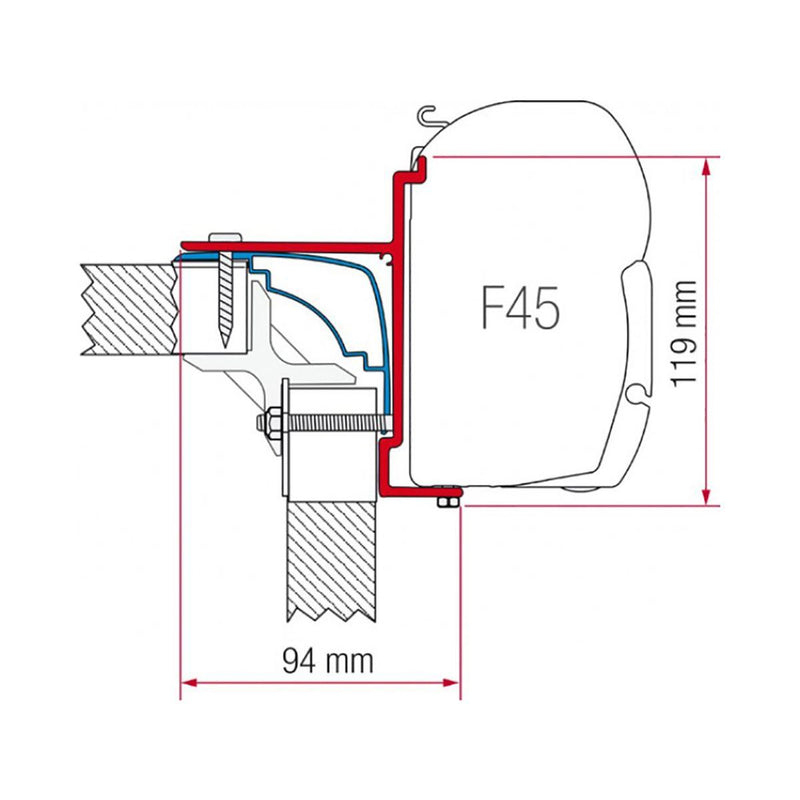 Fiamma Kit for Laika Ecovip, Burstner, and Hobby RVs Fiamma - Dynamic Drive