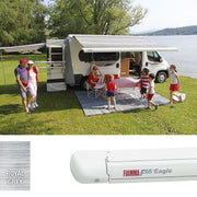 Fiamma F65 Eagle 400 Awning, Polar White Royal Grey Fiamma - Dynamic Drive
