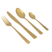 Gimex Cutlery Gold 16 Pieces Gimex - Dynamic Drive
