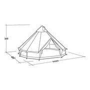 Robens Klondike Grande PRS 10 Berth Poled Tent Robens - Dynamic Drive