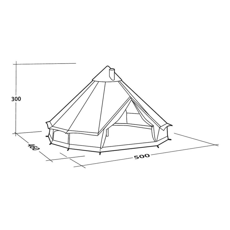 Robens Klondike Grande PRS 10 Berth Poled Tent Robens - Dynamic Drive