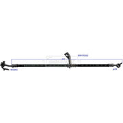 Borg & Beck Brake Hydraulic Hose Line Front Left BBH9063