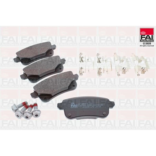 FAI Rear Brake Pad Set fits Mitsubishi Colt VII 2023 on 1.6
