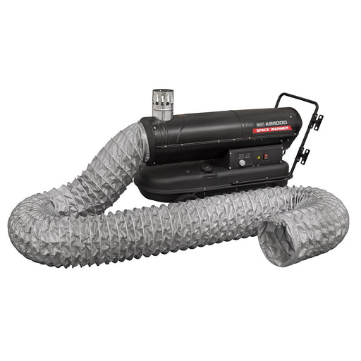 Space Warmer Indirect Kerosene/Diesel Heater 102,000Btu/hr with 5M Ducting Sealey - Dynamic Drive