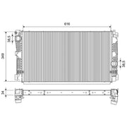 Valeo Engine Radiator 701663