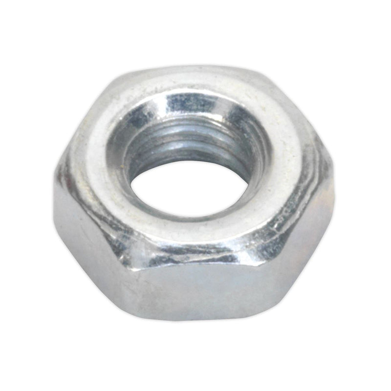 Sealey Steel Nut M4 Zinc DIN 934 Pack of 100 SN4 Sealey  - Dynamic Drive