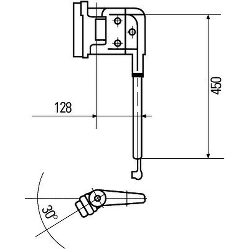 Hella Exterior Mirror Holder Right fits Man F2000 1994-2005