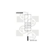 BGA Engine Exhaust Valve 32mm Head V033008