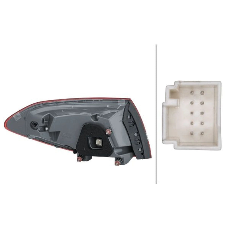 Hella Tail Light / Lamp LED Right fits Mercedes-Benz C-Class T-Model 2014-2021