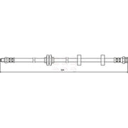 Apec Brake Hydraulic Hose Line Front fits Fiat Doblo 2001 on 1.2 1.9