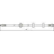 Apec Brake Hydraulic Hose Line Front HOS3657