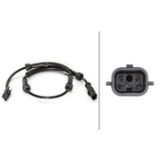 Hella ABS Wheel Speed Sensor Front 6PU 012 806-301