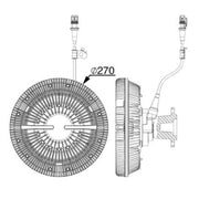 Mahle Radiator Fan Clutch fits Man Tga 2000-2011
