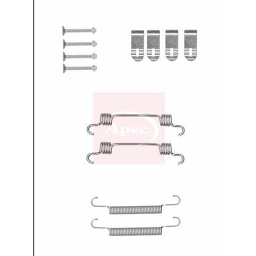 Apec Parking Brake Shoe Accessory Kit Rear fits Kia Optima 2012-2015 1.7