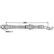 Borg & Beck Brake Hydraulic Hose Line Rear Left BBH7401