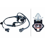 Hella ABS Wheel Speed Sensor Front Left 6PU 358 251-601