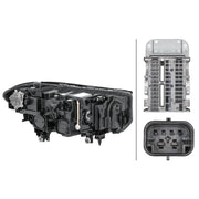 Hella Headlight Headlamp LED Left fits BMW 6 Gran Turismo 2020 on