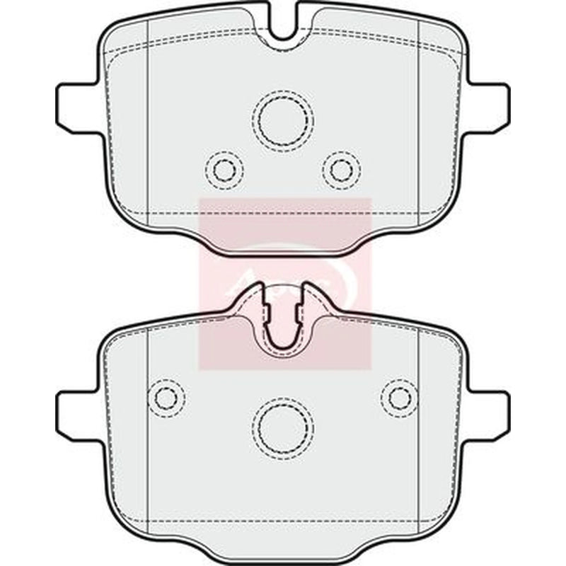 Apec Rear Brake Pad Set PAD1779