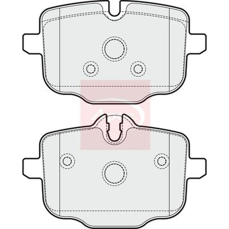Apec Rear Brake Vented Discs & Pads fits BMW 5 2010-2017