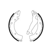 Mintex Brake Shoe Set Axle Kit fits Hyundai Accent IV 2010-2018 1.4 1.6