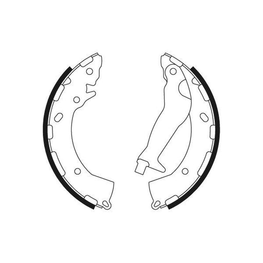 Mintex Brake Shoe Set Axle Kit fits Hyundai Accent IV 2010-2018 1.4 1.6
