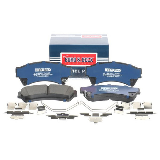 Borg & Beck Front Brake Discs & Pads fits Mazda 6 2007-2013 1.8 2.0 2.2 2.5