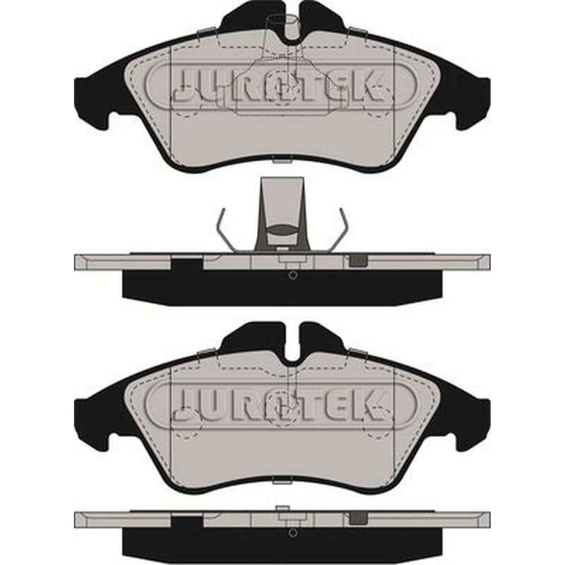 Juratek Front Brake Pad Set fits Mercedes-Benz Sprinter 2-T 1995-2006