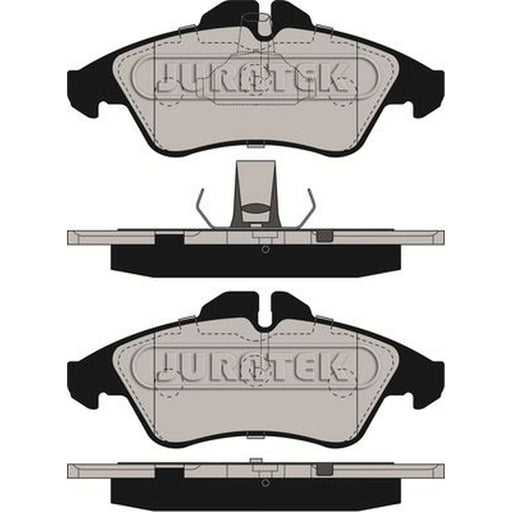 Juratek Front Brake Pad Set fits Mercedes-Benz Sprinter 2-T 1995-2006