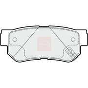 Apec Rear Brake Pad Set fits Hyundai Getz 2002-2010 1.4 1.5 1.6