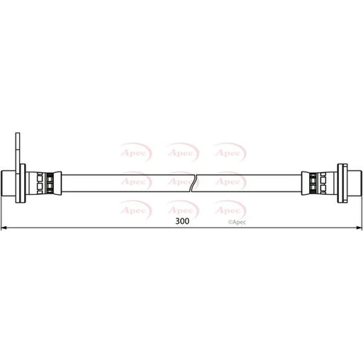 Apec Brake Hydraulic Hose Line inner HOS3910